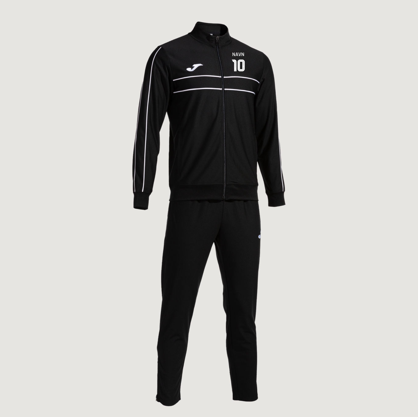 Joma Victory Træningssæt Sort/Hvid med navn og nummer