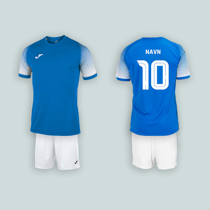 Joma Hispa Blå/Hvid med navn og nummer