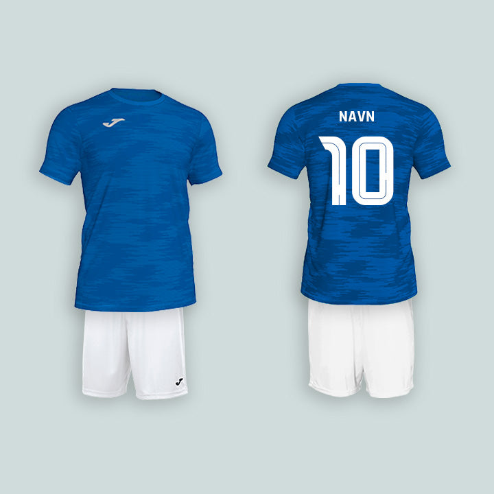 Joma Grafity Blå/Hvid med navn og nummer