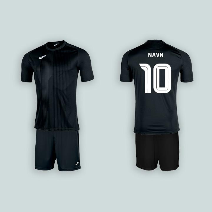 Joma Tiger Sort med navn og nummer