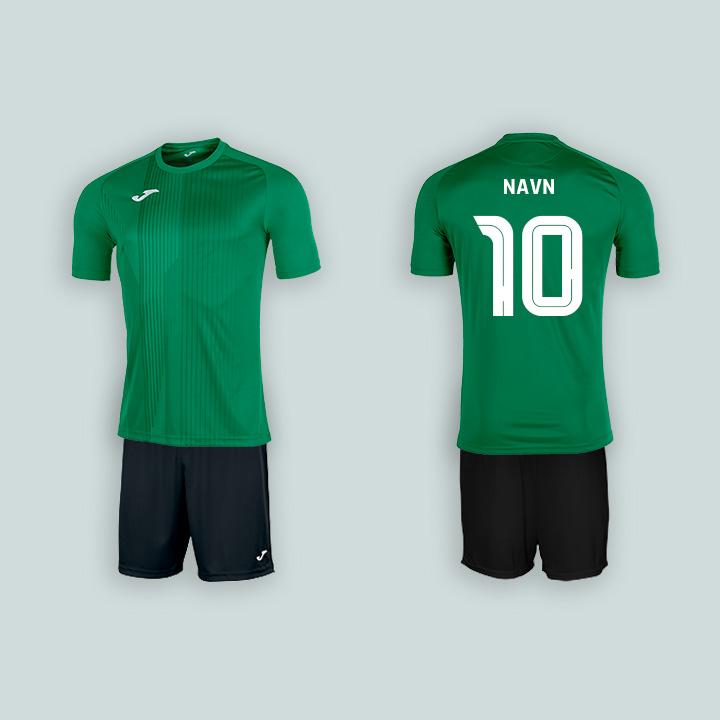 Joma Tiger Grøn med navn og nummer