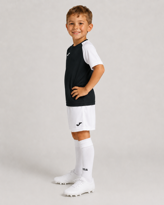 Joma Academy IV Sort/Hvid med navn og nummer