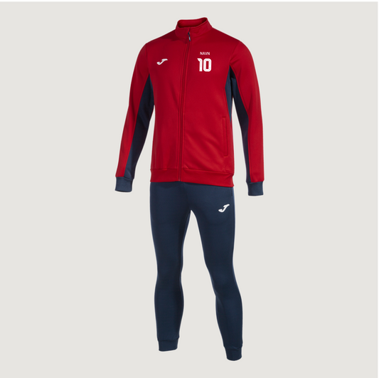 Joma Derby Rød/Navy med navn og nummer