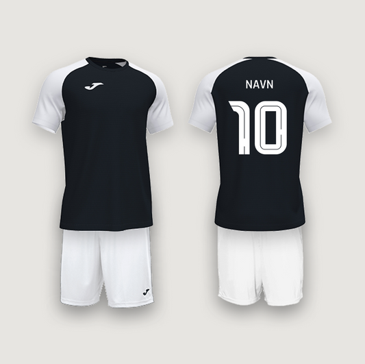 Joma Academy IV Sort/Hvid med navn og nummer