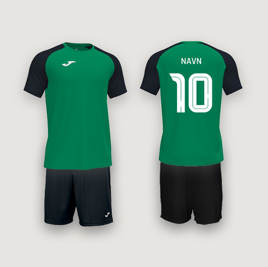 Joma Academy IV Grøn/Sort med navn og nummer