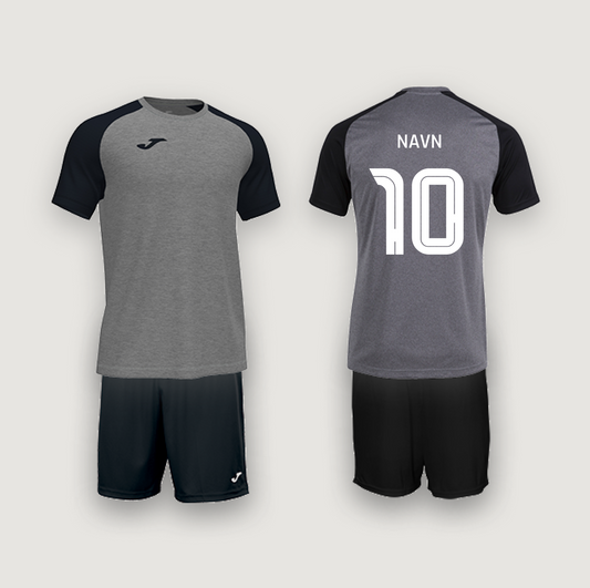Joma Academy IV Grå/Sort med navn og nummer