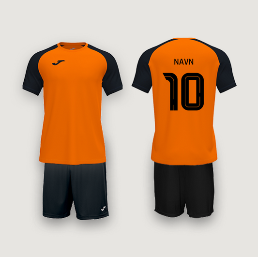 Joma Academy IV Orange/Sort med navn og nummer