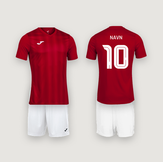 Joma Inter II Rød med navn og nummer