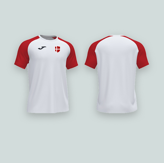 Danmarks trøje Hvid/Rød