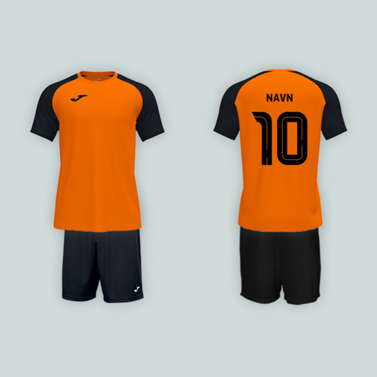 Joma Academy IV Orange/Sort med navn og nummer