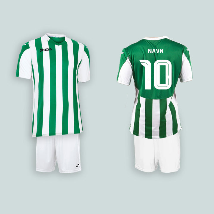 Joma Copa Grøn/Hvid med navn og nummer