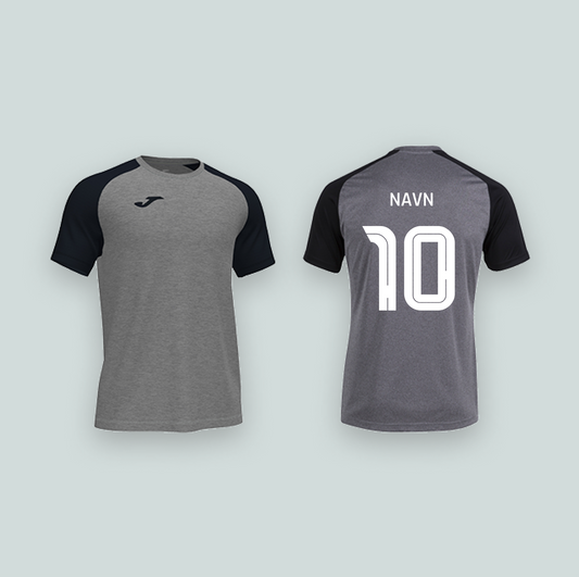 Joma Academy IV Grå/Sort trøje med navn og nummer